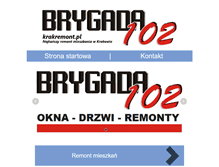 Tablet Screenshot of krakremont.pl