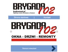 Tablet Screenshot of ad2.krakremont.pl